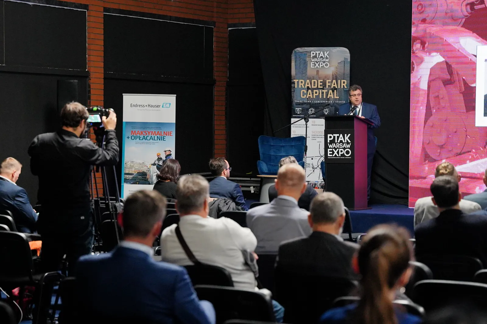 Conference audience at the Manufacturing-X conference